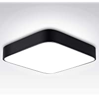 Lámpara de Techo- Plafón LED Techo 24W- 2040LM Luz Día Blanco 5000K Lampara LED Techo Cuadrado para Lamparas Cocina Baño…